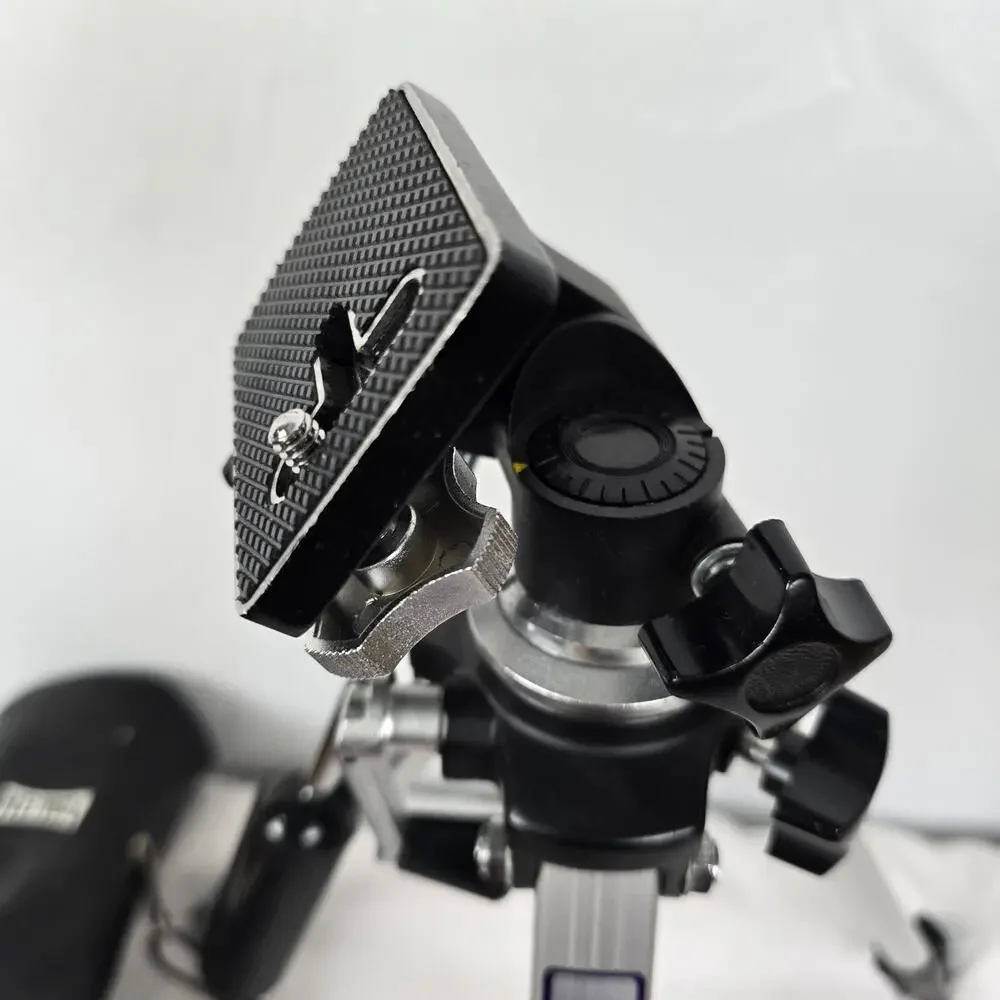 Heiwa Camera Tri-Pod HS-142 Black Silver Adjustable 16